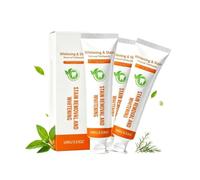 Dentifrice blanchissant puissant anti-taches, élimine les dépôts dentaires | Brighten Teeth,Support Gum Health With Long-Lasting Mint Freshness,Natural Ingredients,Fraîcheur Longue Durée