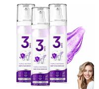 Dentifrice Blanchissant Violet,3 Day Dentifrice Violet Correcteur Dentifrices White Dentifrice,Purple Teeth Whitening,Dent Blanchiment Purple Corrector Toothpaste,Fraîcheur Longue Durée (3PC)
