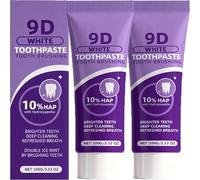 Dentifrice blanchissant violet 9D à l'hydroxylapatite - Dentifrice nettoyant en profondeur - Décolorant - Correction de la couleur (2)