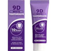 Dentifrice blanchissant violet 9D à l'hydroxylapatite - Dentifrice nettoyant en profondeur - Décolorant - Correction de la couleur (1)