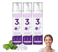 Dentifrice blanchissant violet à l'hydroxyapatite, fraîcheur (3pcs)