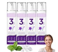 Dentifrice blanchissant violet à l'hydroxyapatite, fraîcheur (4pcs)
