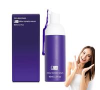Dentifrice Blanchissant Violet,Booster de Blanchiment des Dents,Dentifrice Correcteur de Couleur V34,Dentifrice Correcteur Violet Avec Éliminateur de Tartre pour Haleine Fraîche,Dents Blanches,45ML