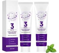 Dentifrice blanchissant violet, dentifrice correcteur de couleur doux, effet éclaircissant instantané et élimination des taches jaunâtres