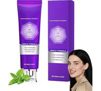 Dentifrice blanchissant violet, dentifrice correcteur de couleur, éclaircissement instantané, élimine les tons jaunâtres, haleine fraîche