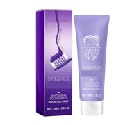 Dentifrice Blanchissant Violet - Élimine Les Taches Superficielles, Protège Les Gencives, Rafraîchit L'haleine, Parfum Longue Durée, Utilisation Facile en 2 À 3 Minutes(3pcs)