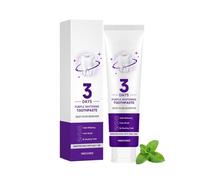 Dentifrice blanchissant violet, un sourire éclatant en 3 jours, gel blanchissant correcteur de couleur, élimine les taches de café, pour une haleine fraîche