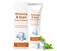 Dentifrice Blanchissant,Whitening Toothpaste For Sensitive Teeth, Brighten Teeth,Support Gum Health With Long-Lasting Mint Freshness,Natural Ingredients,Fraîcheur Longue Durée,100g (1PC)