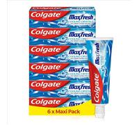 Dentifrice - COLGATE - Max Fresh - Cristaux de menthe - 6 tubes de 75ml - Sensation fraîcheur