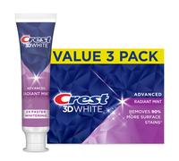 Dentifrice Crest 3D White Radiant Mint, 3.3 oz (93 g), 3 paquets