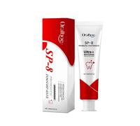 Dentifrice Éclairci Probiotique Sp-8 Empêche La Plaque,Élimine Saf,Haleine Fraîche,Livres Profonds,Produit De Blanchiment Des Dents,Soins Bucco-Dentaires.120g Boxed Blanc