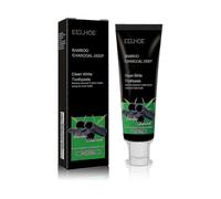 Dentifrice Eelhoe Au Charbon De Bambou Deep Beautiful Tooth Pour Nettoyer Les Taches Dentaires, Eliminer Les Odeurs Buccales Et Blanchir Les Dents. Dentifrice Pour Soins Dentaires Eclatants. Blanc