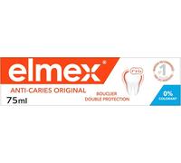 Dentifrice Elmex Anti - Caries 0 % Colorants - Caries - Dents Sensibles, Gencives Douloureuses, Protection De L'email - 75 Ml