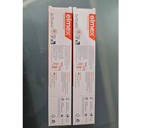 Dentifrice Elmex Anti - Caries 0 % Colorants - Caries - Dents Sensibles, Gencives Douloureuses, Protection De L'email - 75 Ml - Pack De 4