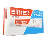 Dentifrice - Elmex - Protection Caries - Lot de 2 x 125ml - Arôme menthe - Fluorure d'Amines