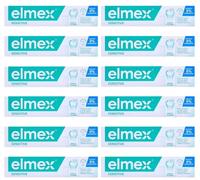 Dentifrice Elmex Sensitive pour dents et gencives sensibles 12 x 75 ml