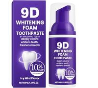 Dentifrice en mousse violette, polissage doux et mousse à la menthe fraîche, formule en micromousse pour un sourire d’apparence plus éclatante et des soins bucco-dentaires quotidiens (1pcs)