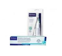 Dentifrice enzymatique soin dentaire Virbac pour chiens et chats Kit brossage Tube 70 g