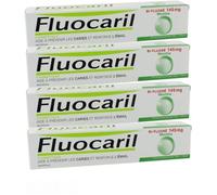 Dentifrice - FLUOCARIL - Bi Fluoré - Menthe - 4 x 75 ml - Prévention des caries