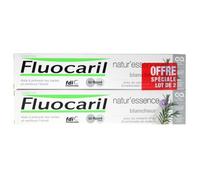 Dentifrice - Fluocaril - Natur'essence Blancheur - 2 X 75 Ml - Bi-Fluoré - Romarin Et Bicarbonate
