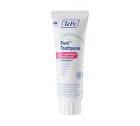 Dentifrice fluoré TePe Pure, Sans Parfum | Dentifrice quotidien très doux, Conçu pour les gencives très sensibles et la bouche sèche, Taux de fluor adapté à l'âge