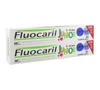 Dentifrice Gel - Fluocaril - Junior 6-12 ans - Lot de 2 x 75ml - Renforce l'email - Goût agréable