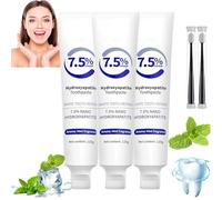 Dentifrice Hydroxyapatite, Protection De L'émail Et Renforcement Des Dents, Soins Des Dents Sensibles, Protection Quotidienne, Menthe Douce (3 pièces)