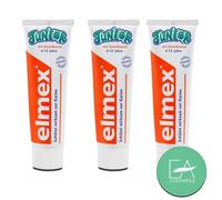 Dentifrice Junior - ELMEX - 3x75ml - Fluorure d'amine - Protection contre les caries - 6-12 ans