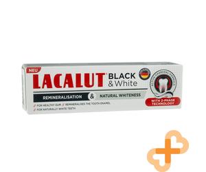 Dentifrice LACALUT BLACK & WHITE Reminéralisation Et Blanchiment Naturel 75 Ml