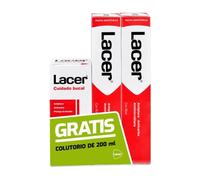 Dentifrice Lacer 2x125ml+ Bain de bouche 200ml