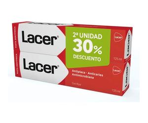 Dentifrice Lacer Fluoride 2x125ml