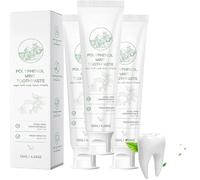 Dentifrice Miessence, Dentifrices À La Menthe, Dentifrices Pour Blanchir Les Dents, Dentifrice Pour Soins Complets, Enlever Les Taches Sur Les Dents, Rafraîchir L'haleine (3pcs)