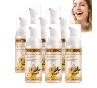 Dentifrice Moussant Au Gingembre Pour L'HygièNe Bucco-Dentaire Quotidienne, ArôMe Gingembre, Pour Une Haleine FraîChe Longue DuréE, Mousse Dentifrice, Soin Nettoyant En Profondeur (8 PCS)