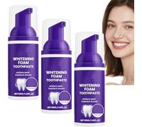 Dentifrice Mousse 9D, Dentifrice Blanchissant, Bain de Bouche Éclat, 50 ml, Polissage Doux, Atténue les Taches, Mousse Nettoyante en Profondeur, Renforce les Dents