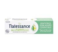 Natessance Dentifrice Soin Homéo Compatible Thym et Citron Bio 75 ml