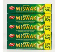 Dentifrice Naturel au Siwak Al-Arak, Protection Complète, Haleine Fraîche, Sans Fluorure Ajouté, Lot de 6 Tubes, 6 x 75g