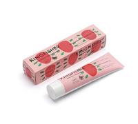 Dentifrice naturel Kingfisher fraise sans fluor | Convient aux végétariens et véganes | Sans gluten et sans OGM | 1 tube de 100 ml