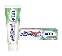 Dentifrice Odol-med3 Fresh Plus, le dentifrice au goût de menthe apporte une sensation de fraîcheur qui dure même après le brossage des dents, 75 ml