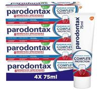 Dentifrice Parodontax Complete Protection Fraîcheur Intense - 8 Bénéfices - 4x75 Ml