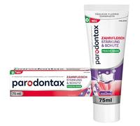 Dentifrice Parodontax renforce et protège les gencives, protection des gencives cliniquement prouvée, aide à renforcer et protéger le bord des gencives pour des gencives saines, menthe fraîche, 75 ml