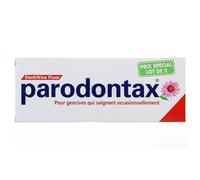 Dentifrice - PARODONTAX - Rouge - 75ml x2 - Fluor - Réduction des saignements