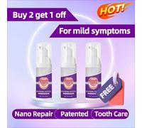 Dentifrice Pour Blanchiment Des Dents,Réparation Des Cavités,Caries,Élimination De La Plaque Saf,Réparation De La Carie,Traitement Des Dents,Calculs Dentaires 9273.Buy 2 Get 1 Free. Blanc