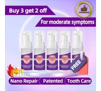 Dentifrice Pour Blanchiment Des Dents,Réparation Des Cavités,Caries,Élimination De La Plaque Saf,Réparation De La Carie,Traitement Des Dents,Calculs Dentaires 9273.Buy 3 Get 2 Free. Blanc