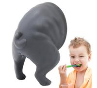 Dentifrice pour chien, couvercle en silicone pour presse-crottes pour chiots, design à fermeture automatique avec gadget, ajustement universel avec style amoureux des animaux, accessoire de sa