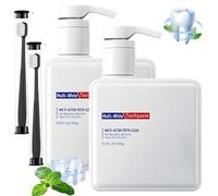 Dentifrice pour la santé bucco-dentaire aux ingrédients naturels, blanchit efficacement les dents et favorise l'hygiène bucco-dentaire. Livré avec une brosse à dents,300 g (2Pièce)