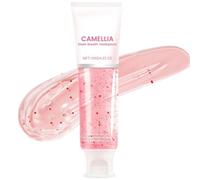 Dentifrice rose au camélia pour haleine fraîche, dentifrice blanchissant doux à saveur florale, soin buccal tout-en-un pour des dents propres et un sourire éclatant, formule douce anti-plaque (1pcs)