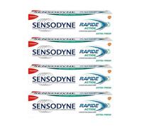 Dentifrice - Sensodyne - Rapide Action Extra Fresh - Goût Mentholé - 75 ml - Lot de 4