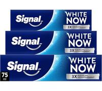 Dentifrice - SIGNAL - White Now Original - 3x75ml - 94% ingrédients naturels - Vegan