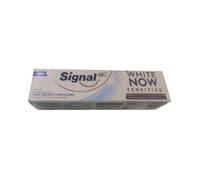 Dentifrice - SIGNAL - White Now Sensitive - 75ml - Élimine les taches - Protection dents sensibles