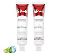 Dentifrice SP-6 Blanchissant, SP-6 Dentifrices, Dentifrice Probiotique,Whitening Toothpaste, Déntifrices SP-6 Blanc éblouissant Avec, élimine Les Taches, Blanchit, Haleine Fraîche (2)